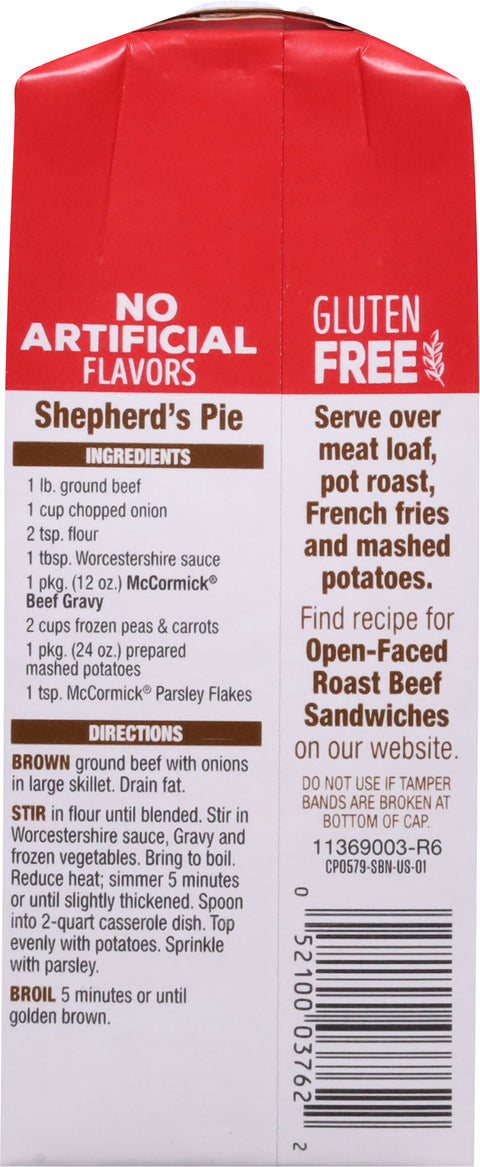 McCormick Beef Gravy 12 OZ