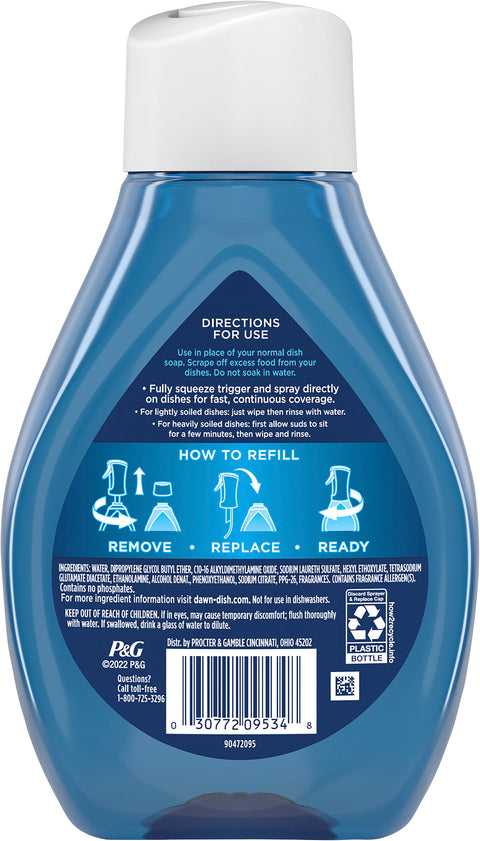 Dawn Platinum Refill Lemon Powerwash Spray 16 FZ