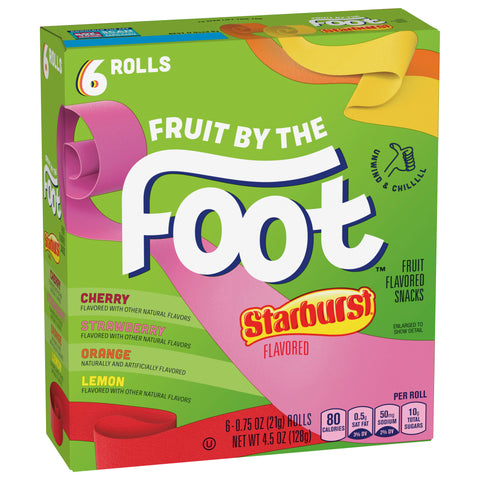 Fruit by the Foot, Starburst Fruit Flavored Snacks 4.5 OZ