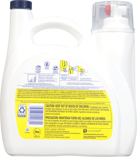 Tide Simply Free & Sensitive Unscented Detergent 117 fl oz