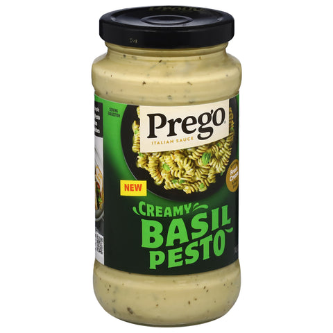 Prego Creamy Basil Pesto Italian Sauce 14.5 oz