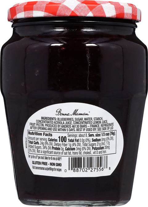 Bonne Maman Blueberry Pie Filling 21.1 oz