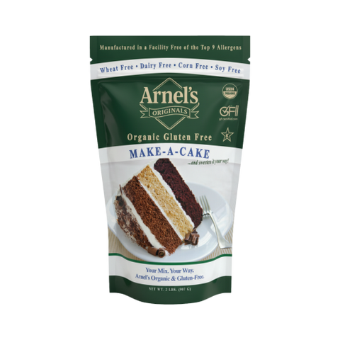 Naturally Fc Organic Gluten-Free Make-a-Cake Mix - 2 LB 6 Pack