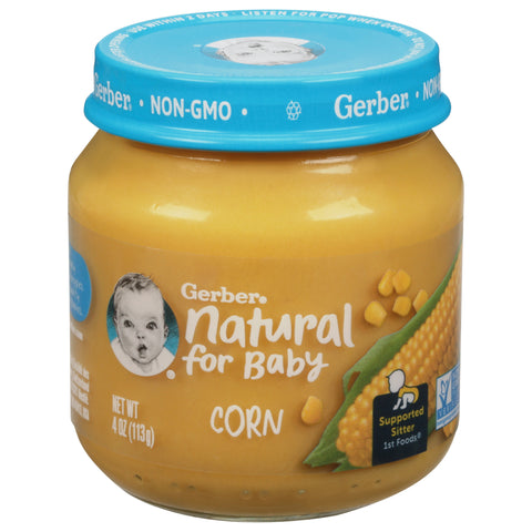 Gerber Corn Baby Food 4 OZ