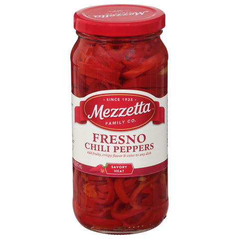 Mezzetta Fresno Chili Peppers 16 oz - 6 Pack