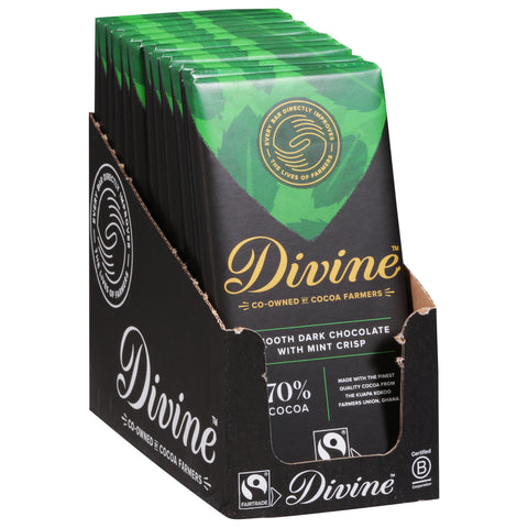 Divine Smooth Chocolate with Mint Crisp 3 oz