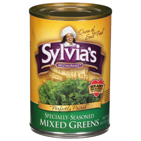 Sylvia's Seasoned Mixed Greens 14.5 OZ