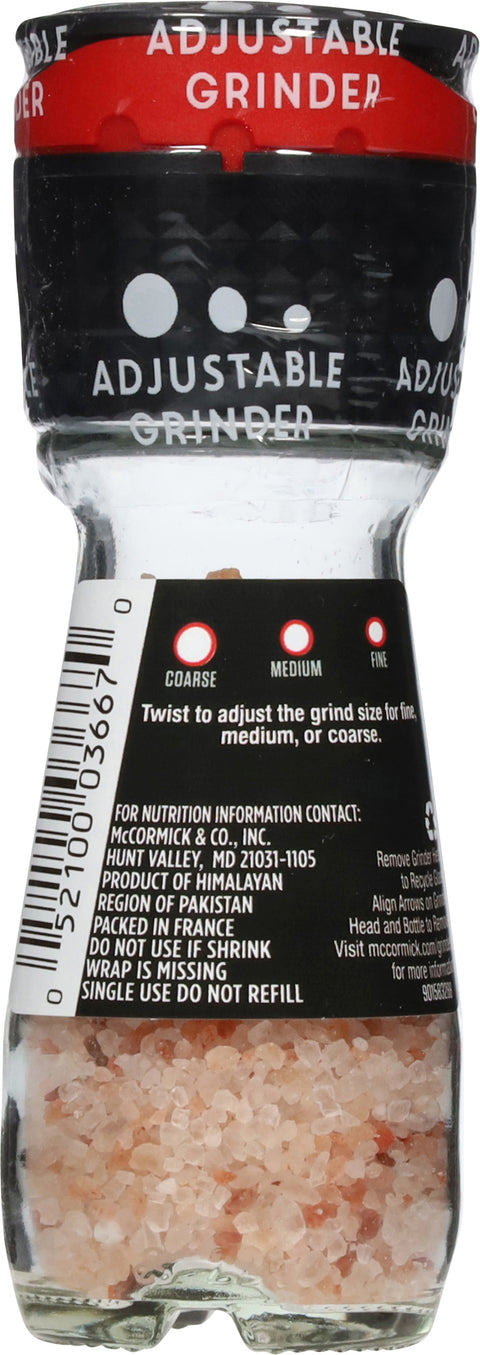 McCormick Pink Himalayan Salt Grinder 2.5 OZ