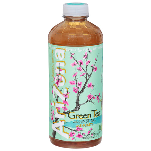 AriZona Green Tea with Ginseng and Honey 34 fl oz - 12 Pack