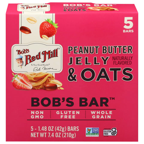 Bob's Red Mill Peanut Butter Jelly And Oats Bar 7.4 OZ
