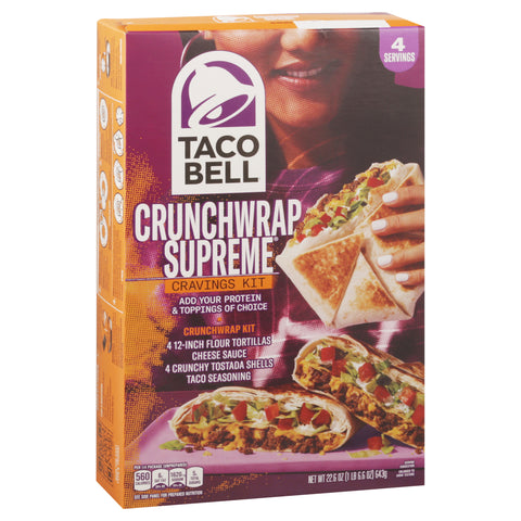 Taco Bell Crunchwrap Supreme Craving Kit 22.6 oz