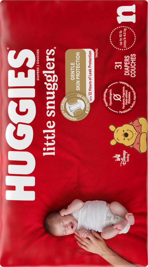 Huggies Little Snugglers Newborn Diapers 31 CT