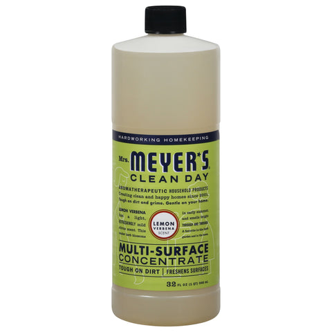 Mrs. Meyer's Clean Day Lemon Verbena Multi-Surface Concentrate 32 FZ