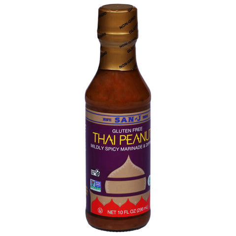 San J Gluten Free Thai Peanut Marinade 10 FZ