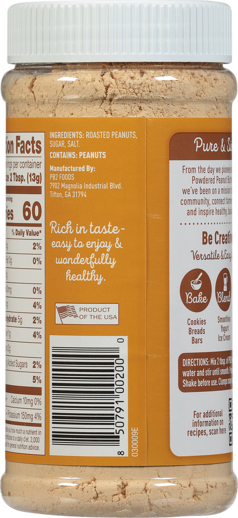 Pb2 Gluten Free Powdered Peanut Butter 6.5 OZ