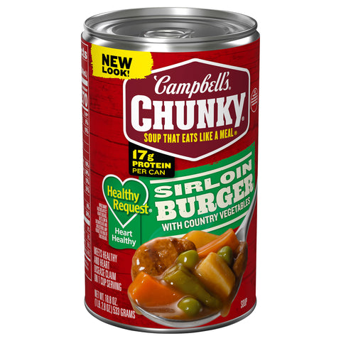 Campbell's Chunky Healthy Request Soup Sirloin Burger 18.8 OZ