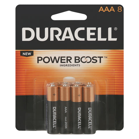 Duracell Coppertop AAA Alkaline Batteries 8 CT