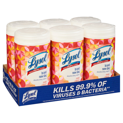Lysol Disinfecting Wipes Mango & Hibiscus 80 CT