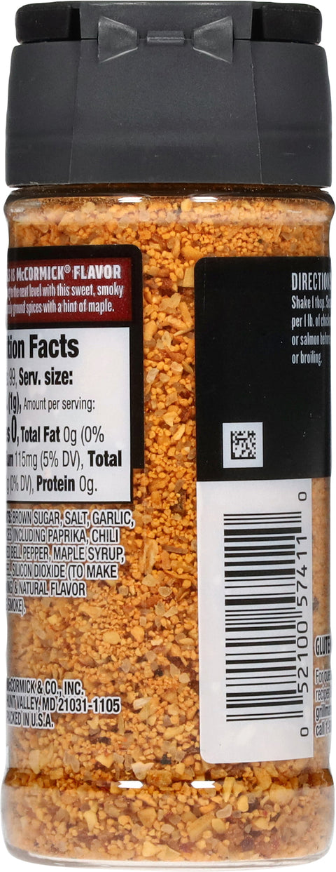 McCormick Grill Mates Seasoning Smokehouse Maple - 3.5 OZ 6 Pack