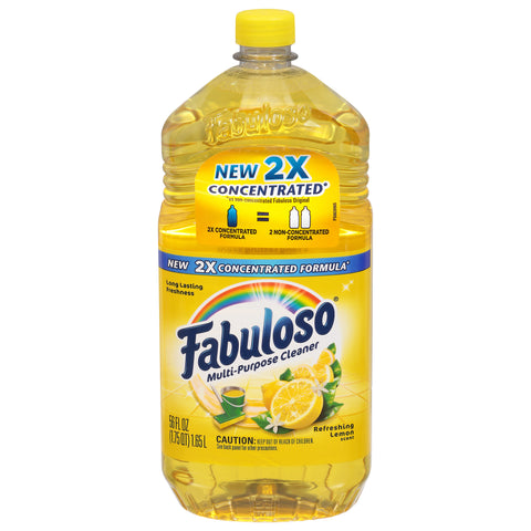 Fabuloso Refreshing Lemon Scent Multi-Purpose Cleaner 56 fl oz - 6 Pack