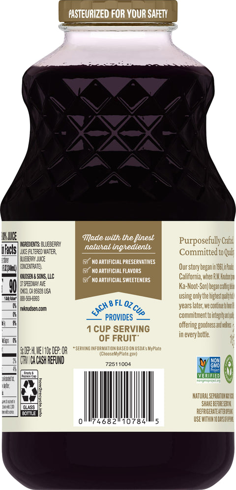 Knudsen Just Blueberry Juice 32 FZ
