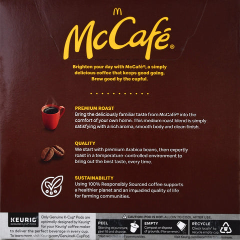 McCafe Premium Roast Medium K-Cups 11.04 OZ