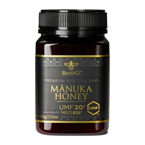 BeeNZ Manuka Honey UMF20+ - 17.6 OZ 12 Pack