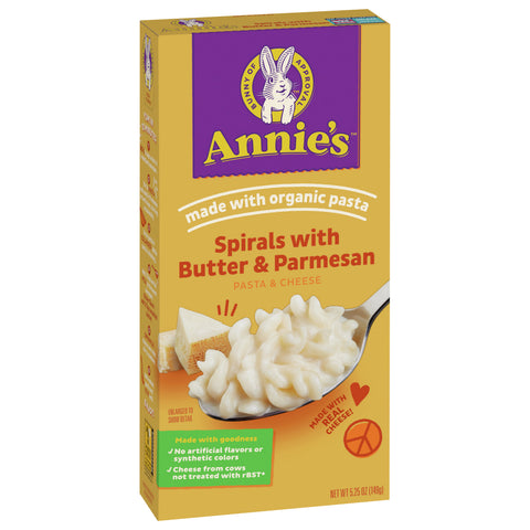 Annie's Pasta Spirals Macaroni & Cheese With Butter 5.25 OZ