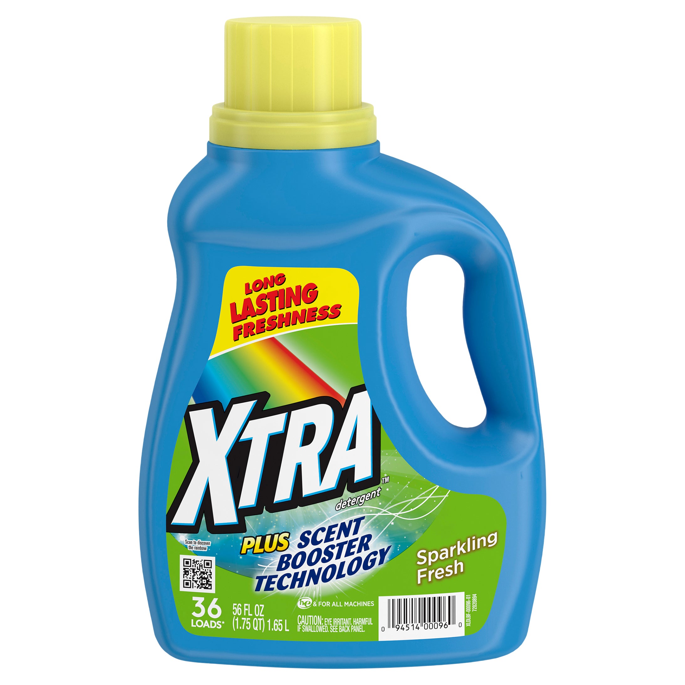 Extrain Detergent Xtra Liquid Detergent Scent Booster Sparkling Fresh - 56 FZ 6 Pack ...