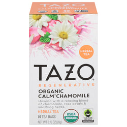 Tazo Organic Calm Chamomile Herbal Tea - 16 OZ 6 Pack