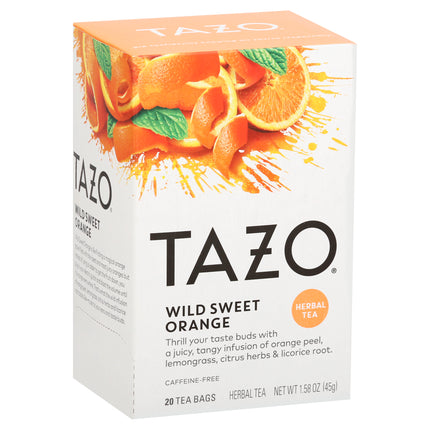 Tazo Herbal Tea Wild Sweet Orange - 20 CT 6 Pack