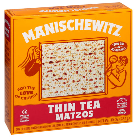 Manischewitz Thin Tea Matzos 10 OZ