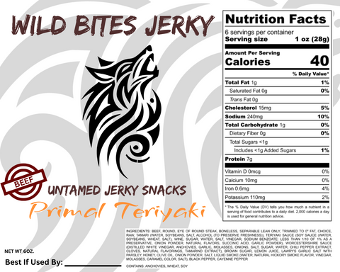 Primal Teriyaki - Beef