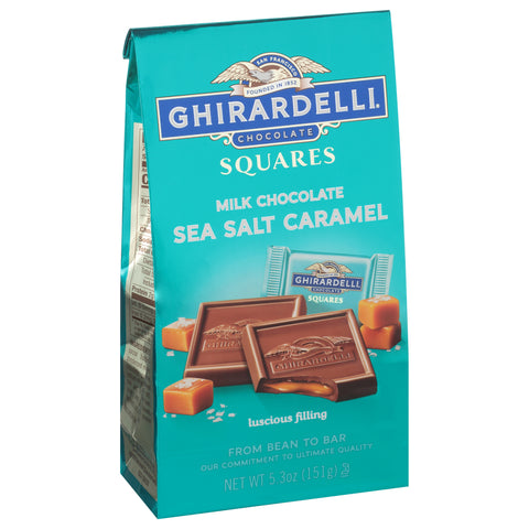 Milk Chocolate Sea Salt Caramel Chocolate Squares 5.3 OZ