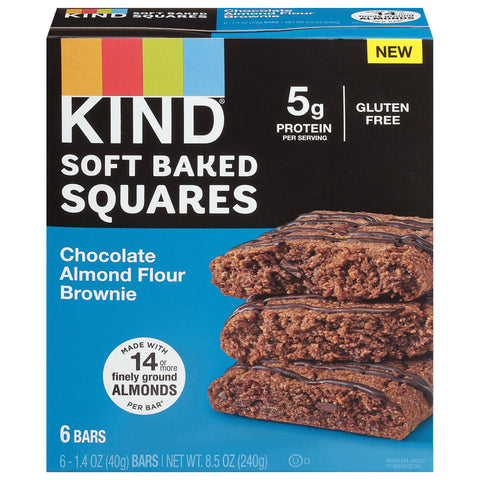 Kind Soft Baked Squares Chocolate Almond Flour Brownie 8.5 OZ