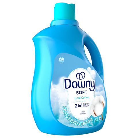 Downy Fabric Softener Liquid (Fabric Conditioner), April Fresh Scent, 100 fl oz, 136 Loads