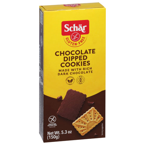 Schar Gluten-Free Chocolate Dipped Cookies 5.3 oz