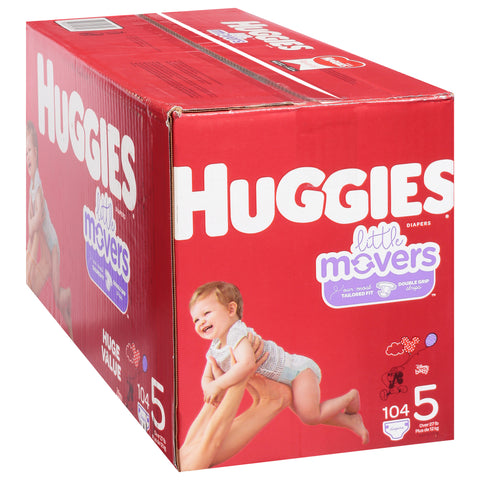 Huggies Little Movers Disney Baby 5 (Over 27 lb) Diapers 104 ea