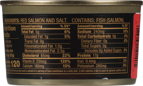 Icy Point Fancy Blueback Red Salmon 7.5 oz