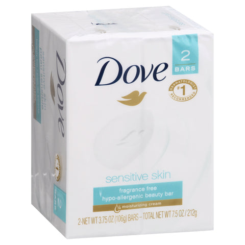 Dove Sensitive Skin Beauty Bar 2 ea - 24 Pack