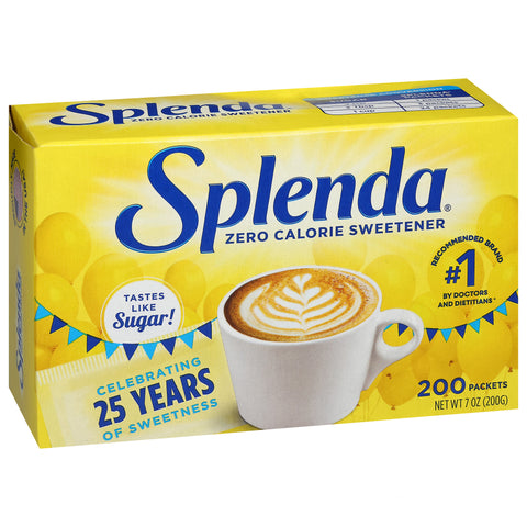 Splenda Zero Calorie Sweetener Packets 7 OZ