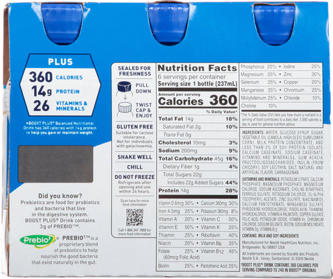 Nestle Boost Plus Very Vanilla 48 FZ