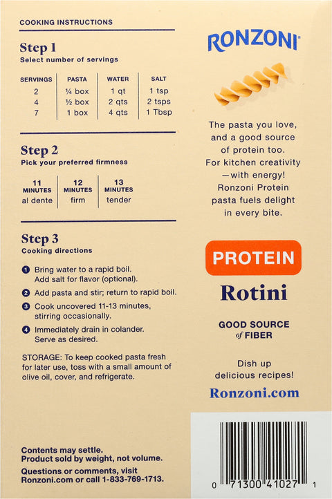 Ronzoni Protein Rotini 14.5 oz