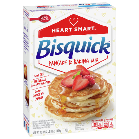 Betty Crocker Bisquick Heart Smart Pancake Baking Mix 40 OZ
