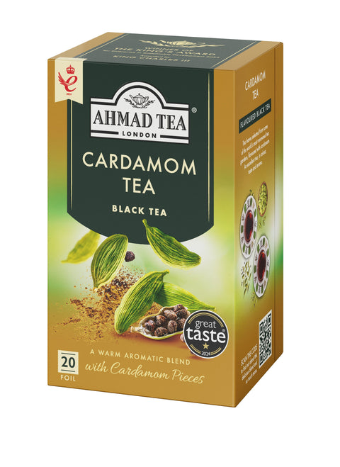 Ahmad Cardamom Black Tea 20 foil tea bags