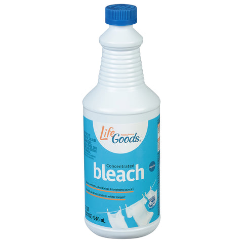 Life Goods Regular Concentrated Bleach 1 qt - 12 Pack