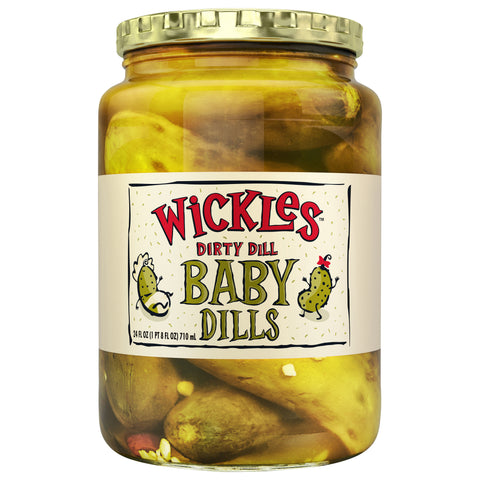 Wickles Baby Dills Dirty Dill Pickles 24 fl oz