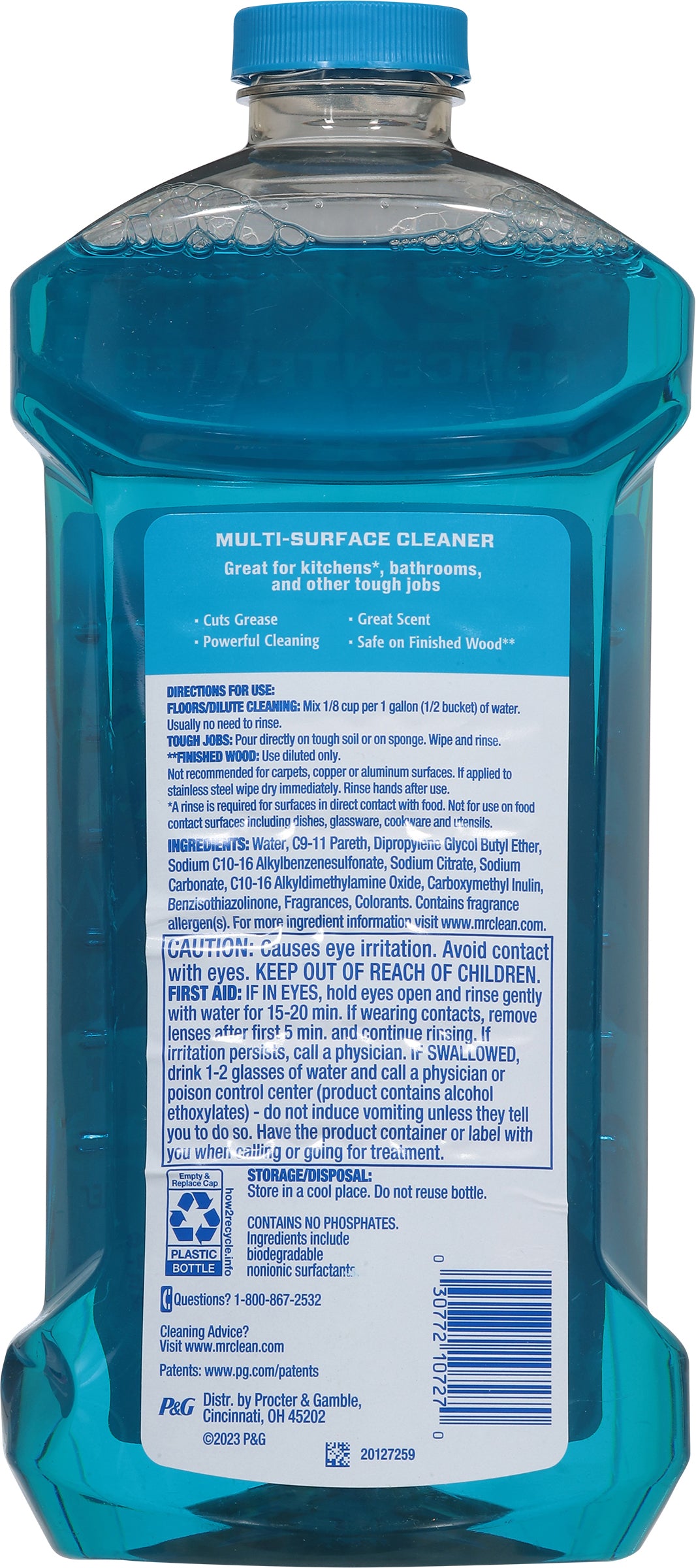 Mr. Clean Fresh Multi-Surface Cleaner 1.28 qt - 41 FZ 4 Pack