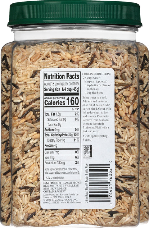 Rice Select Royal Blend Brown & Wild Rice 28 OZ