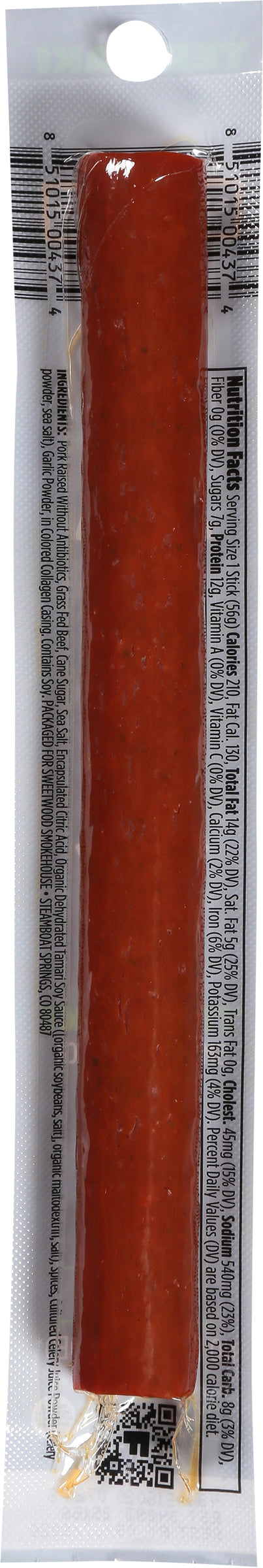 Sweetwood Smoke & Co Fatty Teriyaki Smoked Meat Stick 2 oz